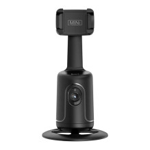 iWear P01 Auto Face 360 degree tracking Selfie Stick Tripod with Smartphone Fixation Black