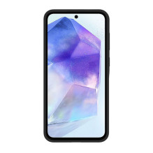 „Evelatus“ „Samsung Galaxy A56 Premium“ magnetinis, minkštas silikoninis dėklas, juodas