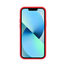 „Evelatus Apple iPhone 12 / 12 Pro Premium Magsafe“ silikoninis dėklas, raudonas, minkštas lietimui