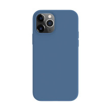 „Evelatus Apple iPhone 12 / 12 Pro Premium Magsafe“ minkštas silikoninis dėklas, tamsiai mėlynas „Evelatus Apple iPhone 12 / 12 Pro Premium Magsafe“ minkštas silikoninis dėklas, tamsiai mėlynas
