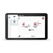 „Garmin dēzl LGV820“ 8 colių GPS sunkvežimio navigacija