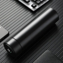 IVY Steel Smart Thermo Vacuum Cup 350ml for Cold &amp; Hot Drinks with Display Temperature