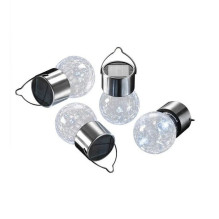 „Elight Garden Decor“ saulės energija varoma IP65 LED Solo Latern pakabinama lemputė (9 x 6 cm) su tamsos jutikliu