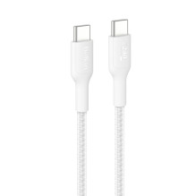 Belkin USB-C TO USB-C 240W 2.0, BRAIDED PCR, 1M White Belkin USB-C TO USB-C 240W 2.0, BRAIDED PCR, 1M White