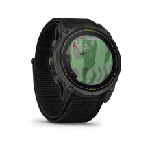 Garmin Enduro 3 - 51 mm, Solar, Sapphire Carbon Gray DLC Titanium with Black UltraFit Nylon Strap Black