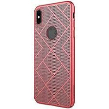 „Nillkin“ itin plonas „Apple iPhone Xs Max“ oro dėklas, raudonas