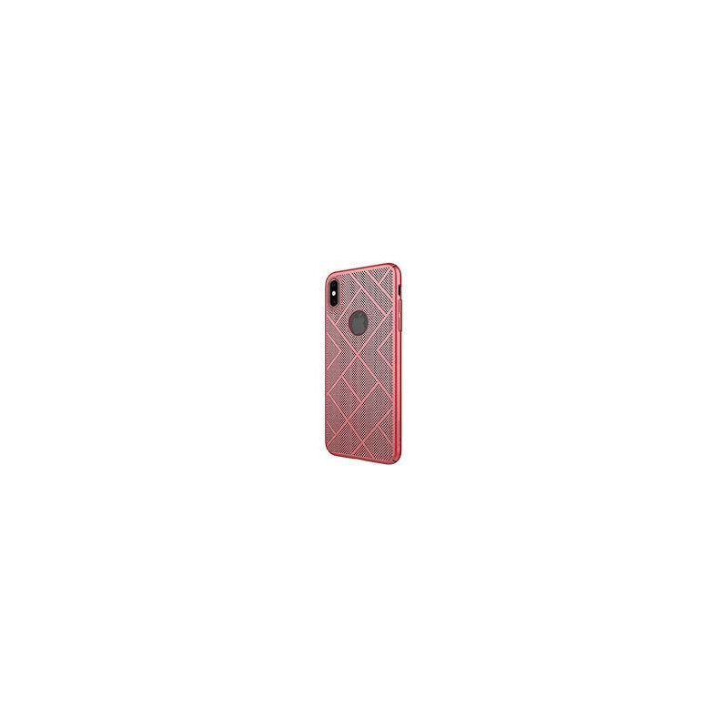 „Nillkin“ itin plonas „Apple iPhone Xs Max“ oro dėklas, raudonas
