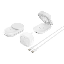 Belkin UltraCharge 25w Qi2 3in1 Magnetic Charger White Belkin UltraCharge 25w Qi2 3in1 Magnetic Charger White