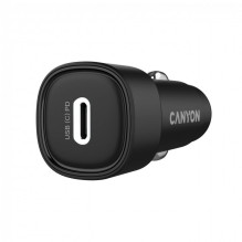 „Canyon CANYON“ automobilio įkroviklis „OnDrive 30 PD“ 30 W USB-C, juodas