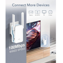 „Cudy RE1200 MeshFlex AC1200 WiFi Mesh“ kartotuvas, dviejų dažnių, AP režimas, WPS signalinė lemputė, „Cudy“ programėlė,