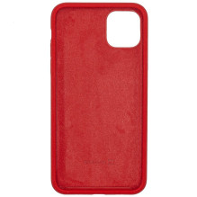 „Evelatus Apple iPhone 11 Pro Max“ aukščiausios kokybės minkšto lietimo silikoninis dėklas, raudonas
