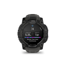 Garmin Instinct 3 - 50 mm, AMOLED Black with Charcoal Band / 010-03020-00 Garmin Instinct 3 - 50 mm, AMOLED Black with Charcoal Band / 010-03020-00