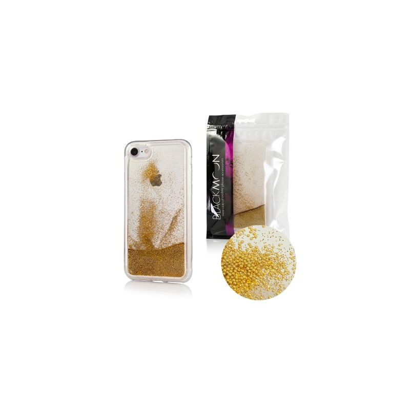 OEM Apple iPhone XR Liquid Pearl TPU dėklas, auksinis