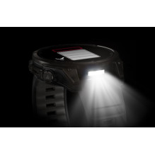 „Garmin Fenix 8“ – 47 mm, su saulės energija varomas, safyro spalvos, anglies pilkumo, DLC titano spalvos su juoda / akm