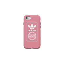 „Adidas“ dėklas Apple iPhone 7 / 8 telefonui „Snap Case“, rožinis