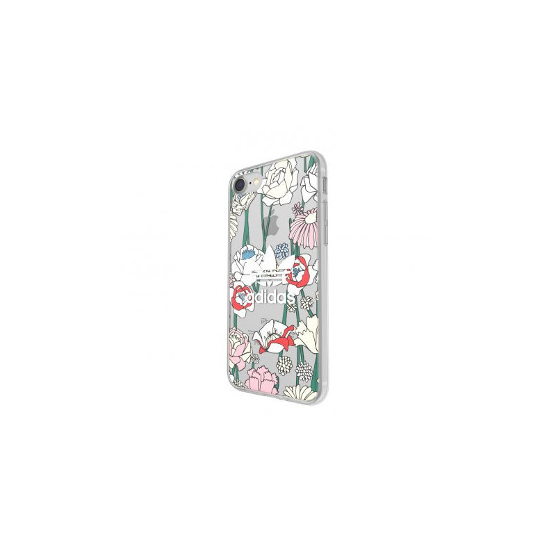 Adidas Apple iPhone 6 / 6s / 7 / 8 Clear Flower Case Transparent