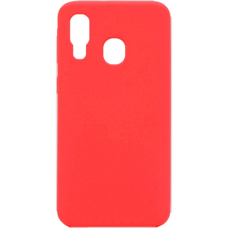 „Evelatus“ Samsung Galaxy A40 nano silikoninis dėklas, minkštas lietimui, raudonas