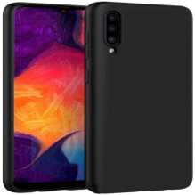 „Evelatus“ Samsung Galaxy A30s / A50 / A50s nano silikoninis dėklas, minkštas lietimui, TPU, juodas