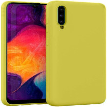 „Evelatus“ Samsung Galaxy A30s / A50 / A50s nano silikoninis dėklas, minkštas lietimui TPU, geltonas
