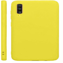 Evelatus Samsung Galaxy A70 Nano Silicone Case Soft Touch TPU Yellow