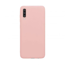Evelatus Samsung Galaxy A70 Nano Silicone Case Soft Touch TPU Beige