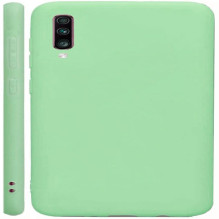 Evelatus Samsung Galaxy A70 Nano Silicone Case Soft Touch TPU Mint