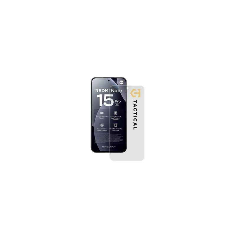 Taktinis - Taktinis stiklinis skydas 2.5D „Xiaomi Redmi Note 15 Pro Clear“