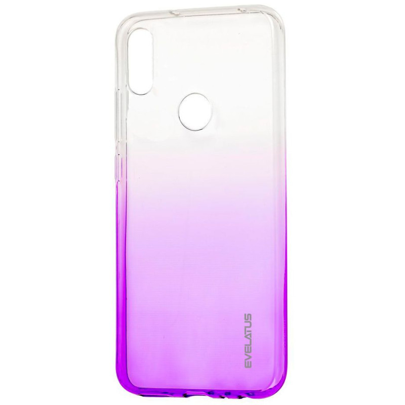 Evelatus Huawei P Smart 2019 Gradient TPU Case Purple