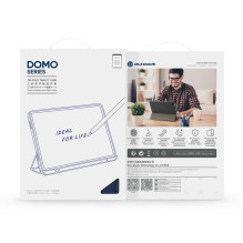 „Dux Ducis Galaxy Tab A9 Plus / Tab A11 Plus Domo“ serijos trijų dalių stovas, PU odos planšetinio kompiuterio dėklas, m „Dux Ducis Galaxy Tab A9 Plus / Tab A11 Plus Domo“ serijos trijų dalių stovas, PU odos planšetinio kompiuterio dėklas, m