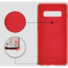 Evelatus Samsung Galaxy S10 Nano Silicone Case Soft Touch TPU Red