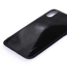 Evelatus Apple iPhone X / XS Water Ripple Full Color Electroplating Tempered Glass Black