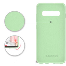 Evelatus Samsung Galaxy S10 Nano Silicone Case Soft Touch TPU Mint