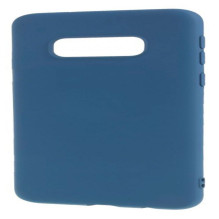 Evelatus Samsung Galaxy S10e Nano Silicone Case Soft Touch TPU Dark Blue