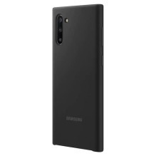Samsung - Galaxy Note 10 Silicone Cover Black