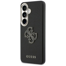 „Guess“ – GUESS dėklas, skirtas SAMSUNG S26 GUHCS26S5PS4RGGK (grūduotas didelis 4G metalinis logotipas), juodas