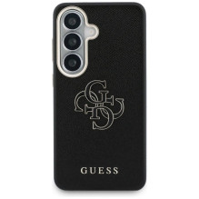 „Guess“ – GUESS dėklas, skirtas SAMSUNG S26 GUHCS26S5PS4RGGK (grūduotas didelis 4G metalinis logotipas), juodas