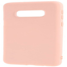 Evelatus Samsung Galaxy S10e Nano Silicone Case Soft Touch TPU Beige