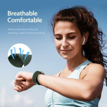 Dux Ducis Sport Velcro Strap for Apple Watch 42 / 44 / 45 / 46 / 49MM Green Dux Ducis Sport Velcro Strap for Apple Watch 42 / 44 / 45 / 46 / 49MM Green