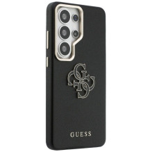 Guess - GUESS case for SAMSUNG S26 Ultra GUHCS26L5PS4RGGK (Grained Big 4G Metal Logo) black