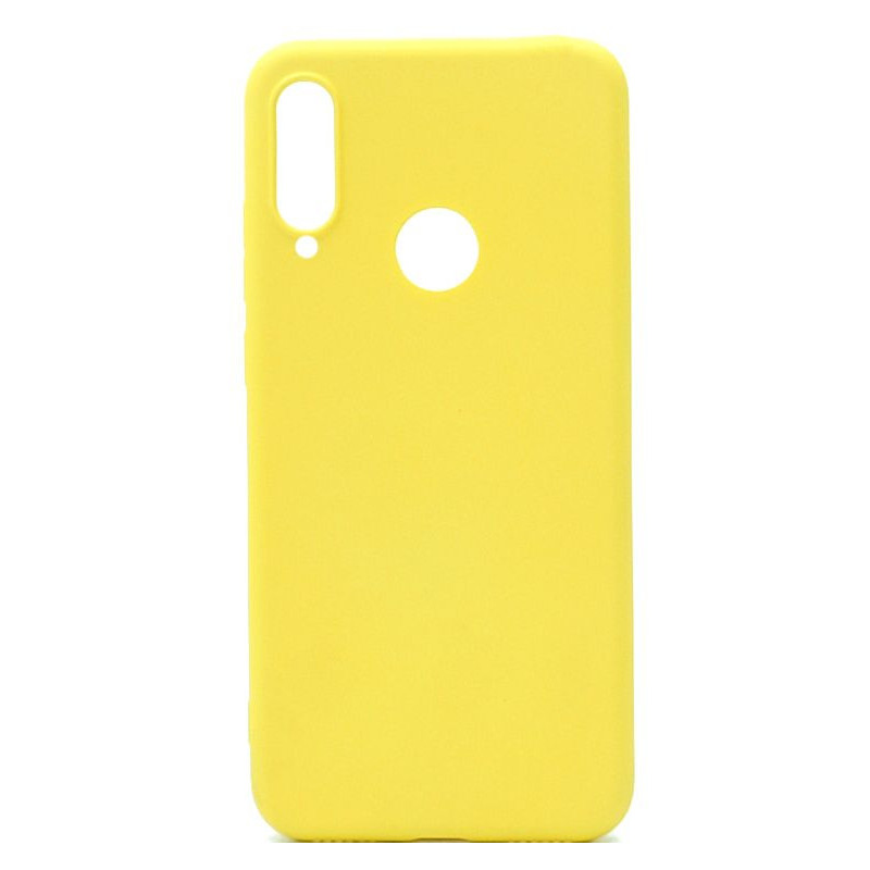 Evelatus Huawei P30 Lite Nano silikoninis dėklas, minkštas lietimui, TPU, geltonas