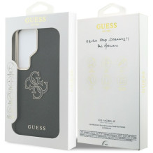 Guess - GUESS case for SAMSUNG S26 Ultra GUHCS26L5PS4RGGK (Grained Big 4G Metal Logo) black