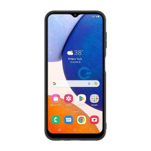 „iLike“ „Samsung Galaxy A14 5G“ plastikinis odinis galinis dangtelis, juodas „iLike“ „Samsung Galaxy A14 5G“ plastikinis odinis galinis dangtelis, juodas