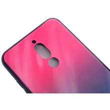 Evelatus Xiaomi Redmi 8 Water Ripple Gradient Color Anti-Explosion Tempered Glass Case Gradient Pink-Purple