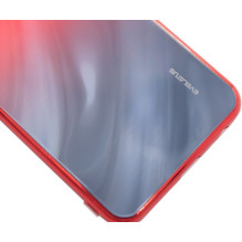 Evelatus Xiaomi Redmi 8 Water Ripple Gradient Color Anti-Explosion Tempered Glass Case Gradient Red-Black