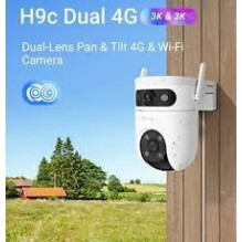 EZVIZ H9c dviejų objektyvų panoraminė ir pakreipiama 4G ir „Wi-Fi“ kamera, 3K ir 3K kamera
