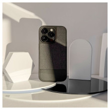 „iLike Apple iPhone 14 Pro“ plastikinis odinis galinis dangtelis, pilkas
