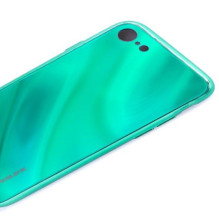 „Evelatus Apple iPhone 7 / 8“ grūdinto stiklo skaidrus, spalvotas, galvanizuoto stiklo imitacijos, žalias