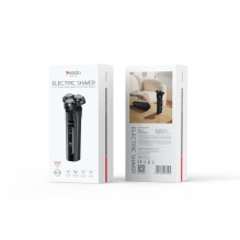 „Yesido“ besisukantis elektrinis skustuvas MG05, juodas „Yesido“ besisukantis elektrinis skustuvas MG05, juodas