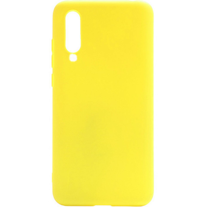Evelatus Huawei P30 Nano silikoninis dėklas, minkštas lietimui, geltonas