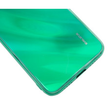 Evelatus Xiaomi Redmi 7 Water Ripple Full Color Electroplating Tempered Glass Case Green